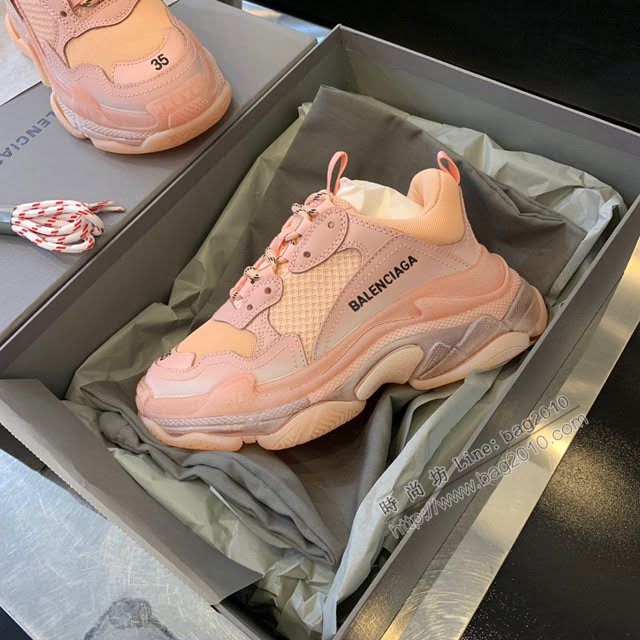 Balenciaga經典款男女鞋 巴黎世家頂級版本Triples氣墊水晶老爹鞋 Balenciaga情侶款老爹鞋  hdbl1161